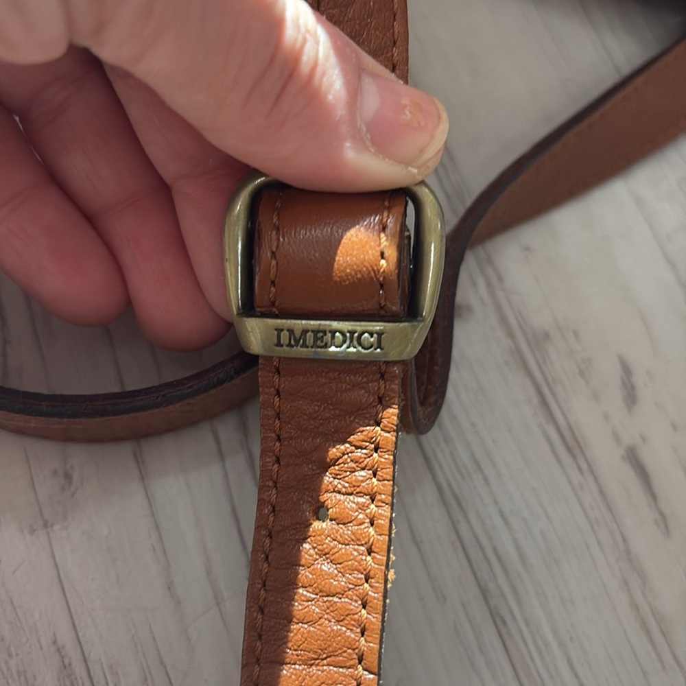 I MEDICI leather bucket bag italian - Picture 3 of 14